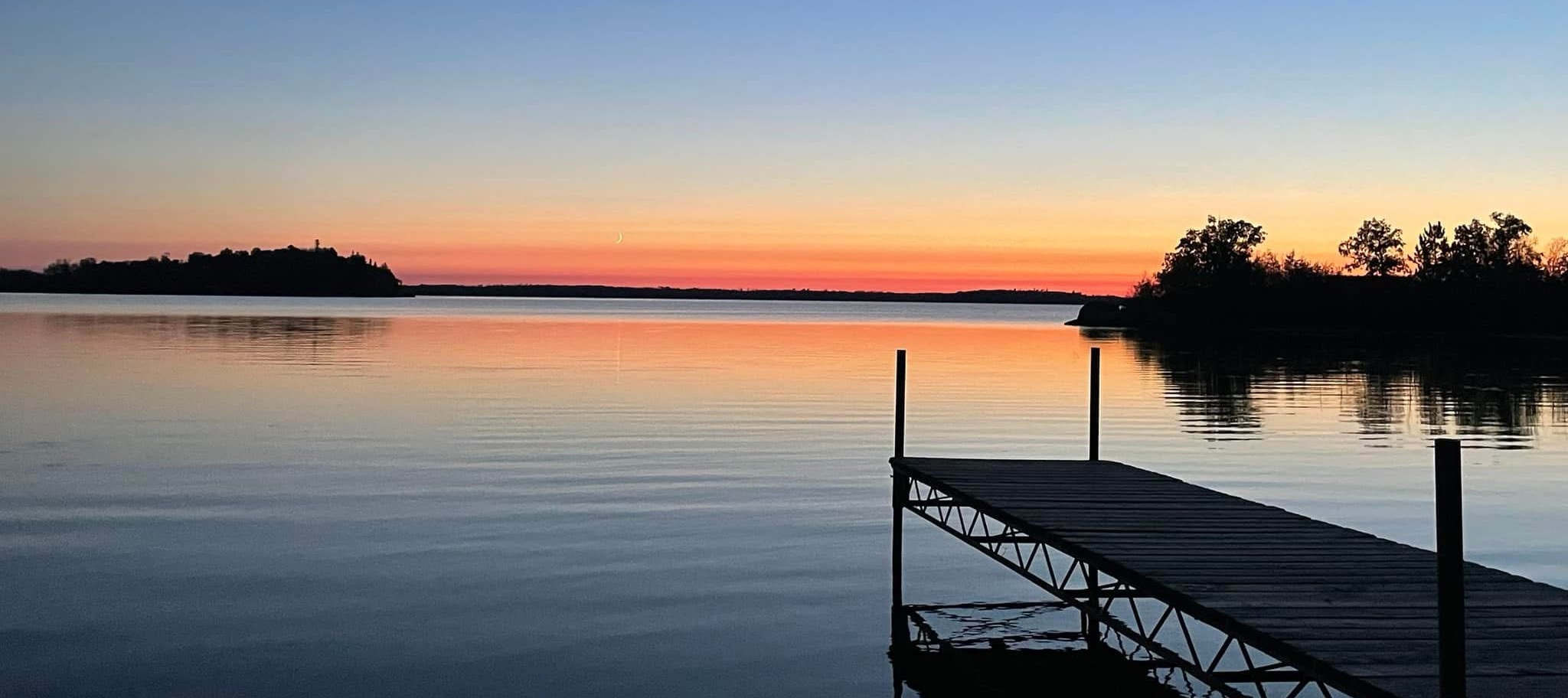 sunset dock